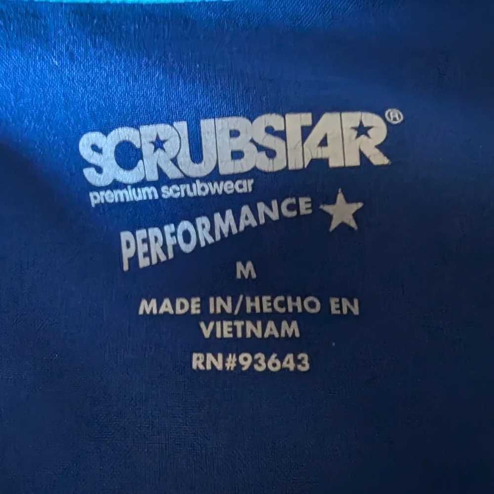 Scrubstar Performance Blue Top - Picture 2 of 2
